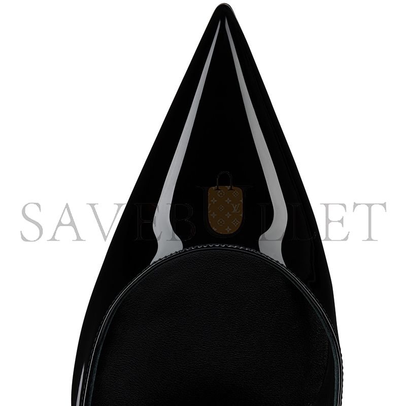 CHRISTIAN LOUBOUTIN MISS Z 100 MM PUMPS-PATENT CALF LEATHER-BLACK-WOMEN 1250939B439
