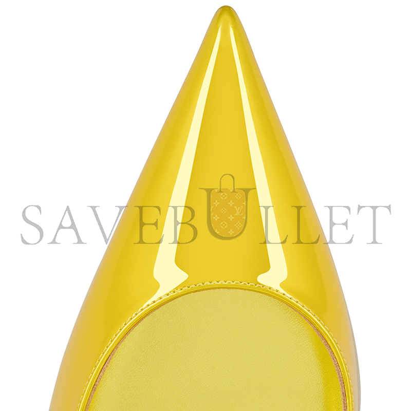CHRISTIAN LOUBOUTIN MISS Z 100 MM PUMPS-LAMINATED CALF LEATHER-DELIGHT-WOMEN 1250650Y448
