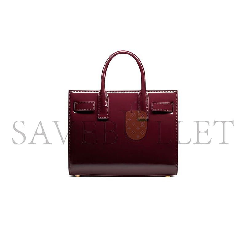 YSL SAC DE JOUR IN PATENT LEATHER-NANO 398711B870W6413 (22*18*10.5cm)