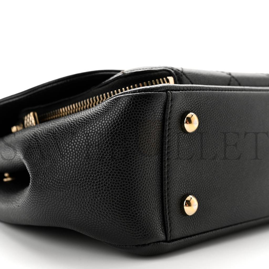 CHANEL CAVIAR QUILTED MEDIUM BUSINESS AFFINITY FLAP BLACK ROSE GOLD HARDWARE (22*17*7cm) CHANEL CAVIAR QUILTED MEDIUM BUSINESS AFFINITY FLAP BLACK ROSE GOLD HARDWARE (22*17*7cm)