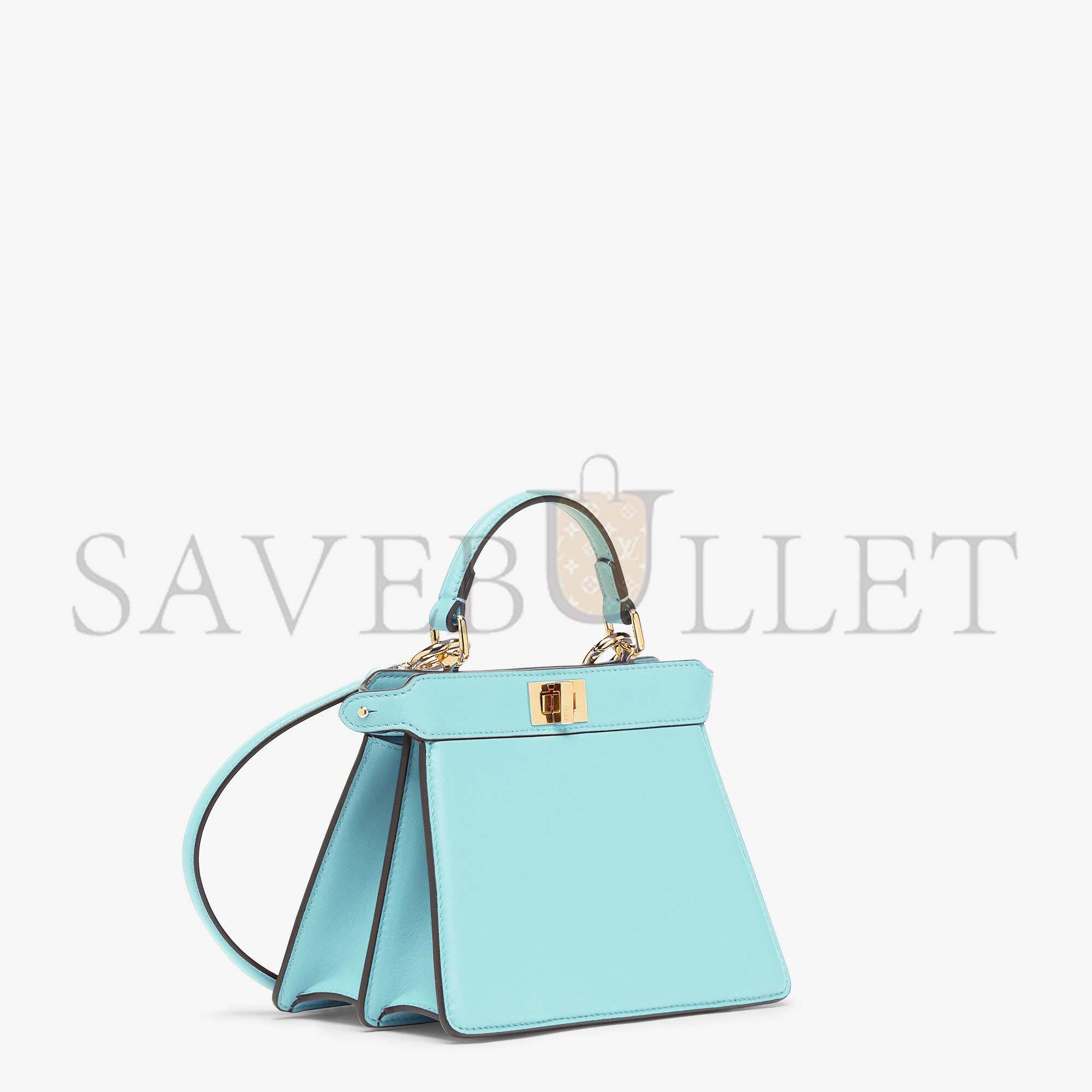FENDI PEEKABOO ISEEU PETITE - TURQUOISE PADDED NAPPA LEATHER 8BN335ABVEF1JTX (20*15.5*11cm) FENDI PEEKABOO ISEEU PETITE - TURQUOISE PADDED NAPPA LEATHER 8BN335ABVEF1JTX (20*15.5*11cm)
