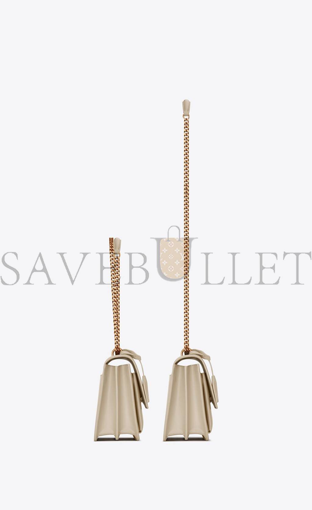 YSL SUNSET MEDIUM CHAIN BAG IN SMOOTH LEATHER 442906D420W9207 (22*16*6.5cm) YSL SUNSET MEDIUM CHAIN BAG IN SMOOTH LEATHER 442906D420W9207 (22*16*6.5cm)