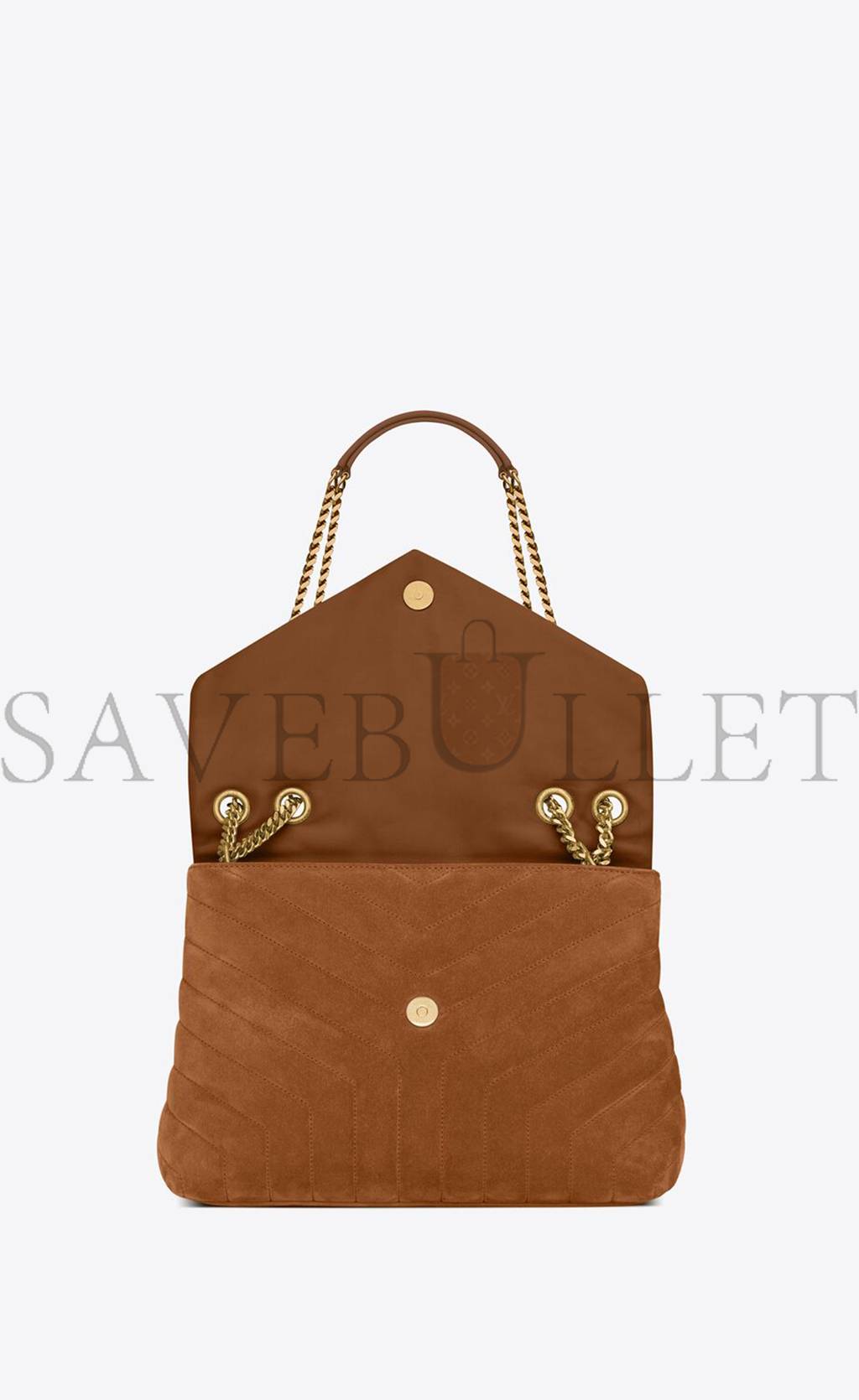 YSL LOULOU MEDIUM CHAIN BAG IN QUILTED SUEDE 5749461U8C77761 (32*22*12cm) YSL LOULOU MEDIUM CHAIN BAG IN QUILTED SUEDE 5749461U8C77761 (32*22*12cm)