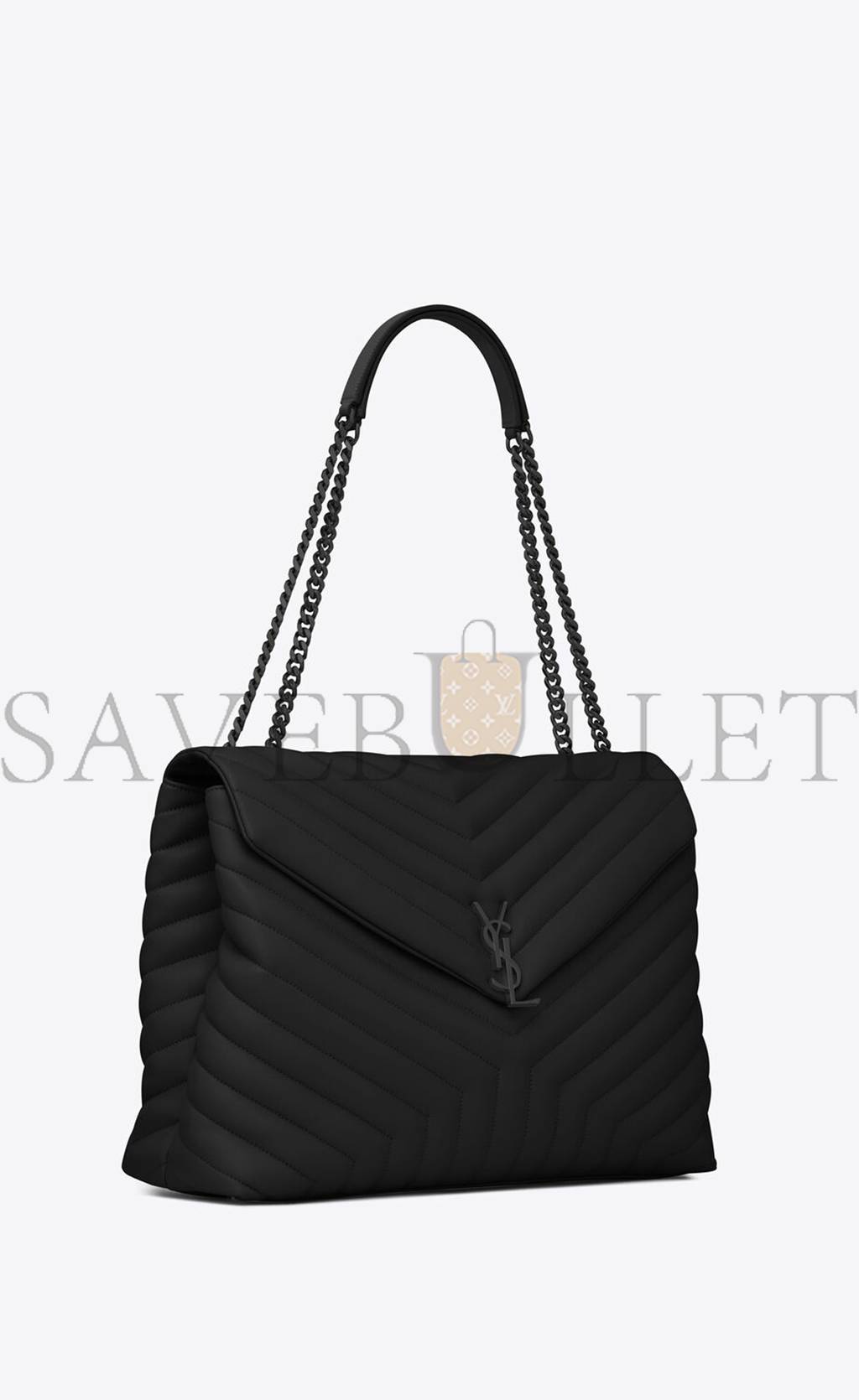 YSL LOULOU LARGE CHAIN BAG IN QUILTED LEATHER 574947DV7281000 (38*27*14cm) YSL LOULOU LARGE CHAIN BAG IN QUILTED LEATHER 574947DV7281000 (38*27*14cm)