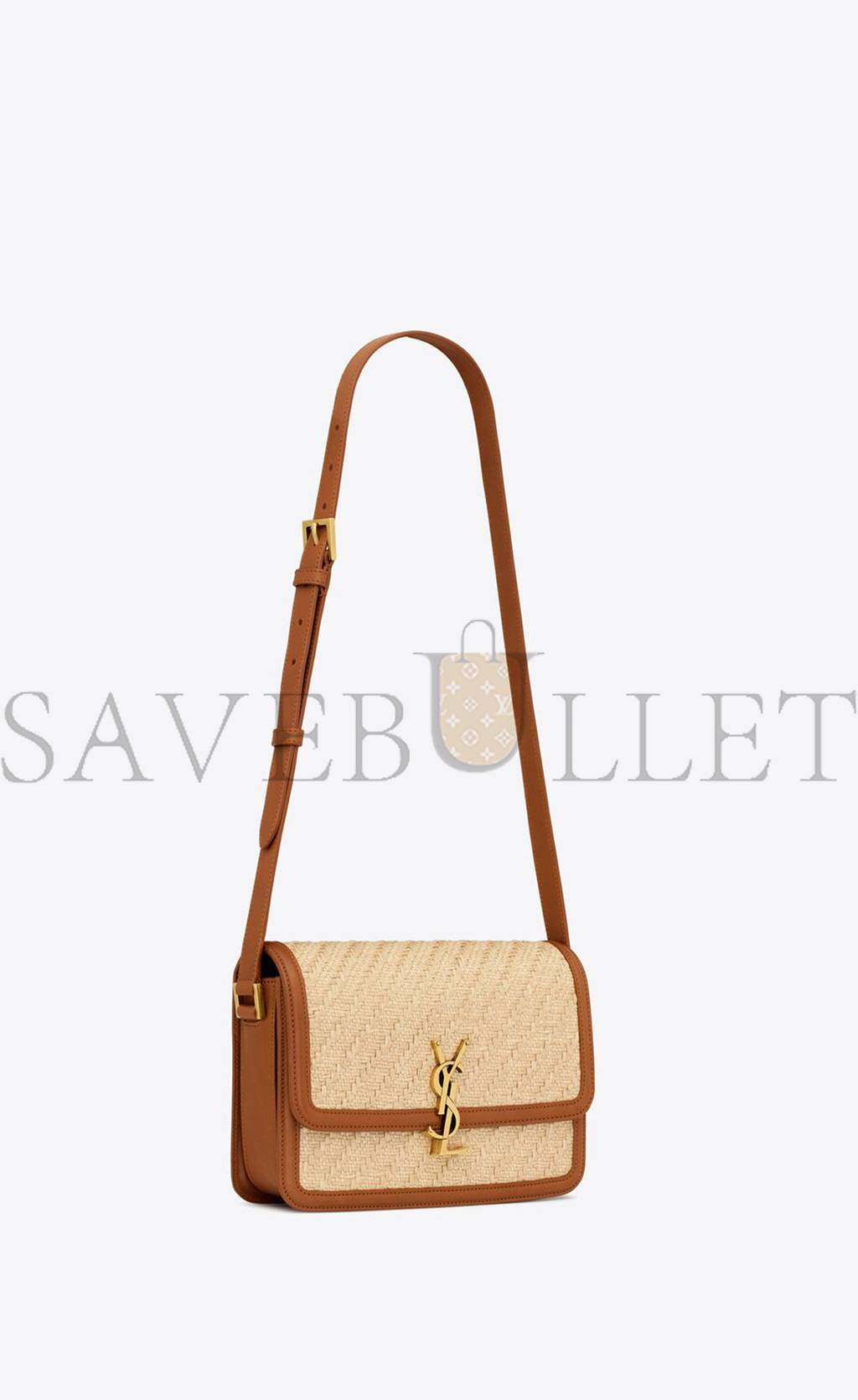 YSL SOLFERINO MEDIUM SATCHEL IN RAFFIA AND VEGETABLE-TANNED LEATHER 634305FAA7D9783 (23*16*6cm) YSL SOLFERINO MEDIUM SATCHEL IN RAFFIA AND VEGETABLE-TANNED LEATHER 634305FAA7D9783 (23*16*6cm)