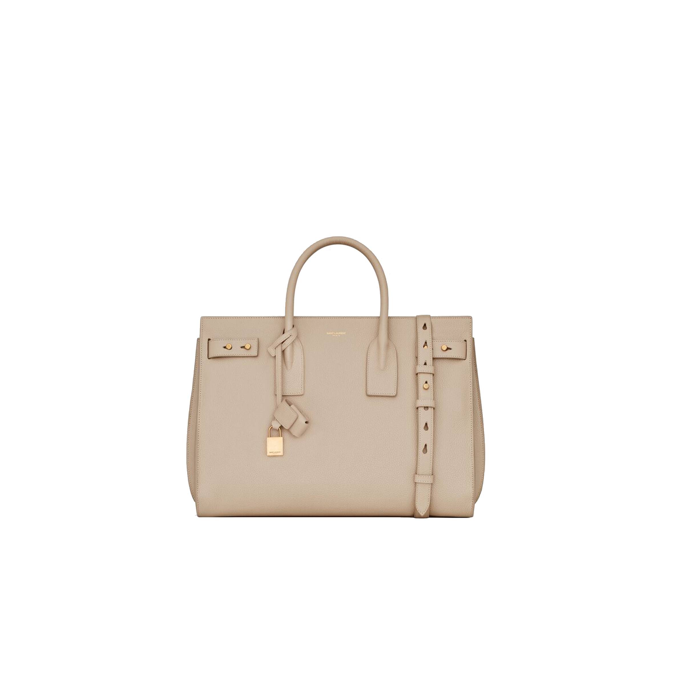 YSL SAC DE JOUR SUPPLE MEDIUM IN GRAINED LEATHER 717446DTI0W9607 (36*27*19.5cm)