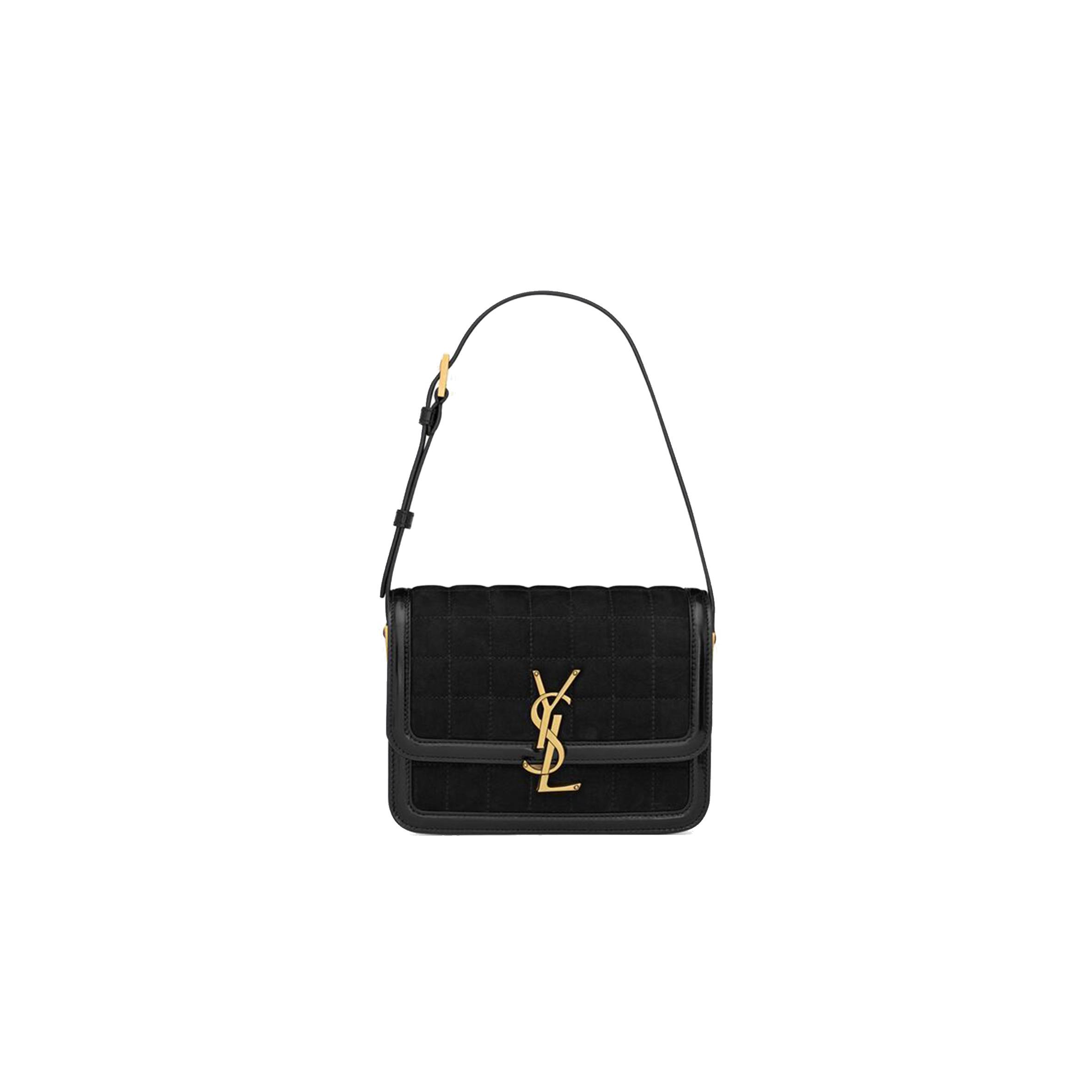 YSL SOLFERINO SMALL SATCHEL IN QUILTED NUBUCK SUEDE 739139AABR91000 (18.5*14*6cm) YSL SOLFERINO SMALL SATCHEL IN QUILTED NUBUCK SUEDE 739139AABR91000 (18.5*14*6cm)
