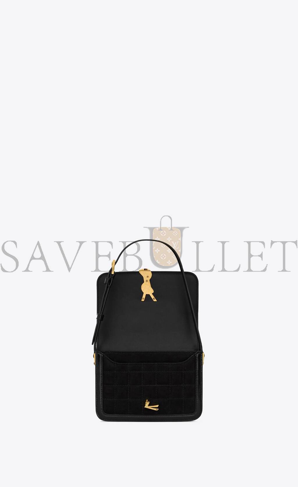 YSL SOLFERINO SMALL SATCHEL IN QUILTED NUBUCK SUEDE 739139AABR91000 (18.5*14*6cm) YSL SOLFERINO SMALL SATCHEL IN QUILTED NUBUCK SUEDE 739139AABR91000 (18.5*14*6cm)